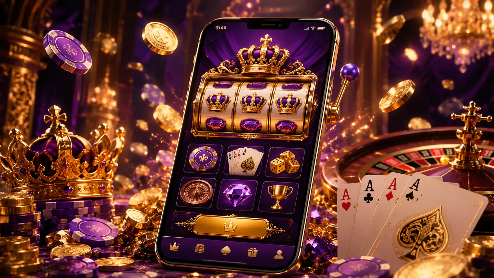 Royal Reels Casino app for Android and iOS devices